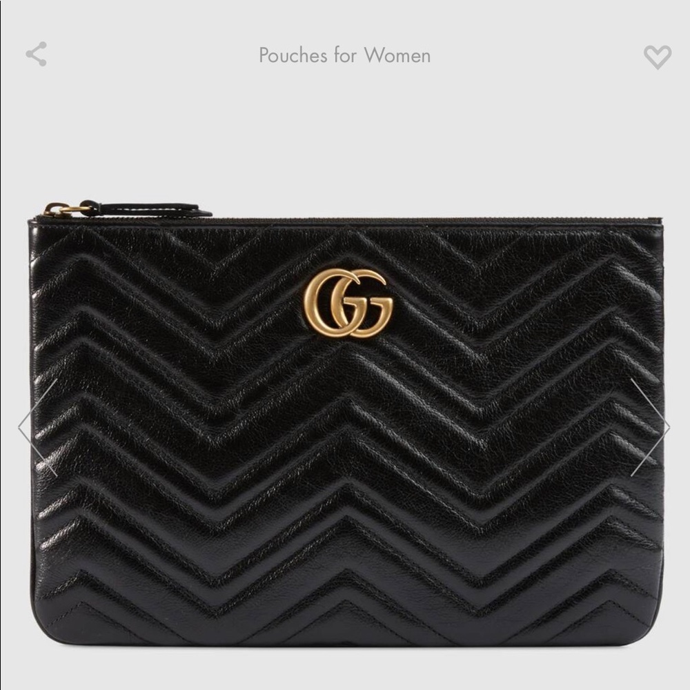 GG Marmont Heart Clutch